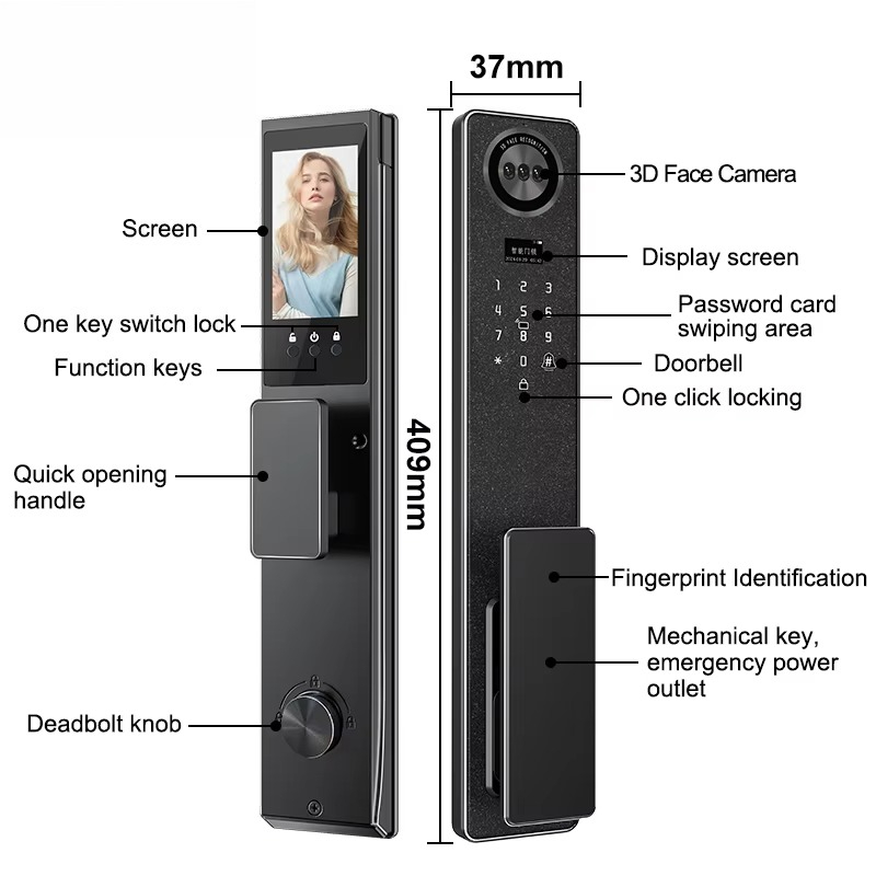 Tuya WiFi Smart Door Lock, Hom - Electronics & Gadgets Starting With D review and price